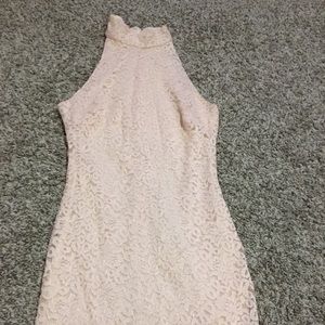 Cream lace dress